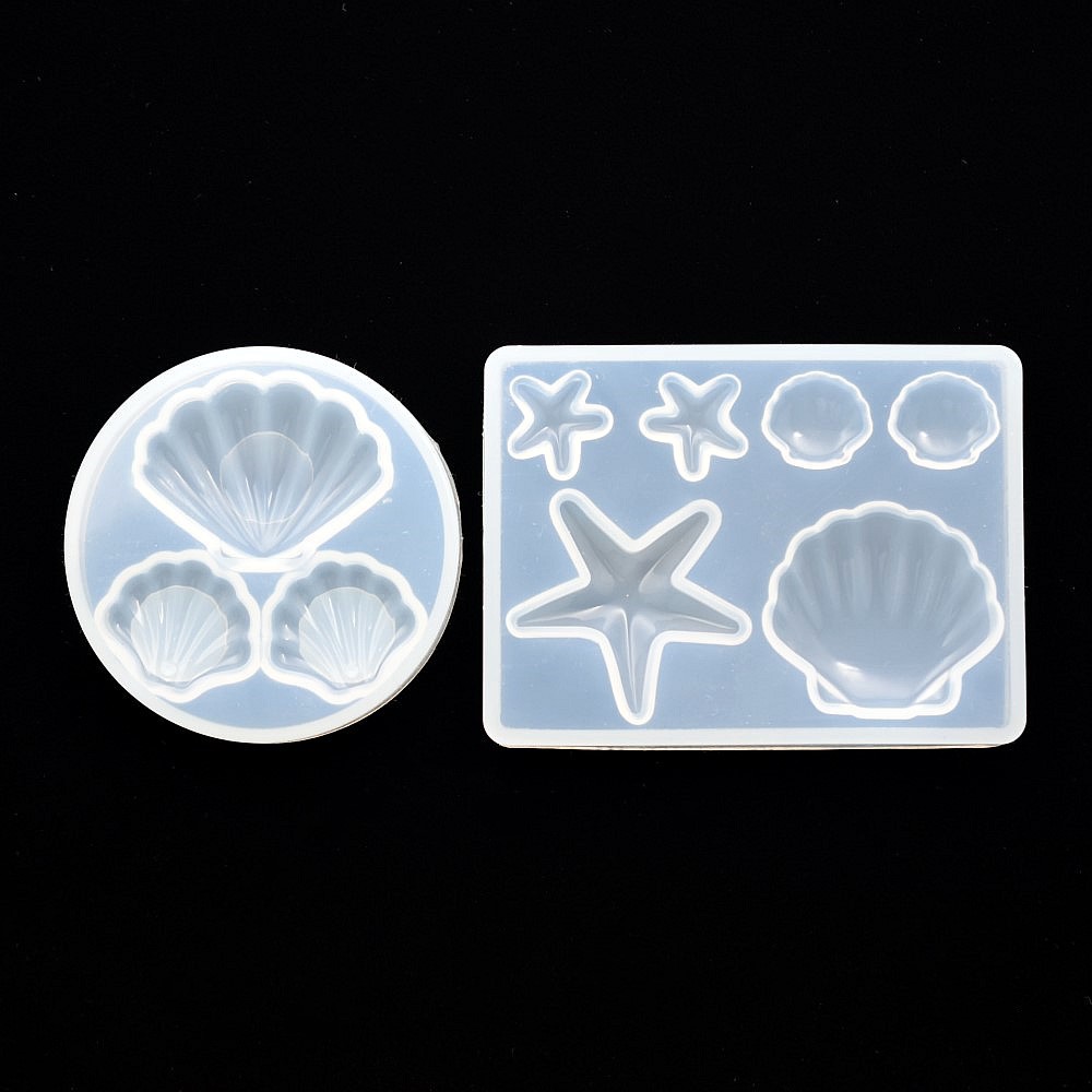 Shell Beads Pendant Silicone M - Silicone Mold Ocean 评论和价格