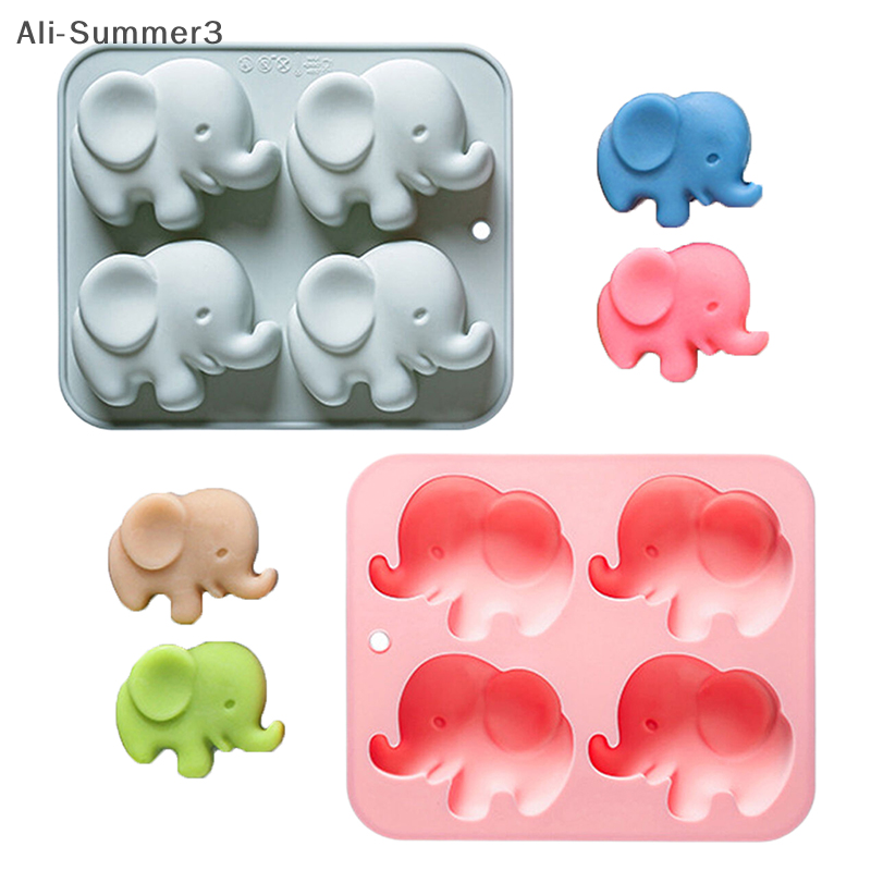 4-hole Baby Elephant Silicone  - Resin Art Tools 评论和价格
