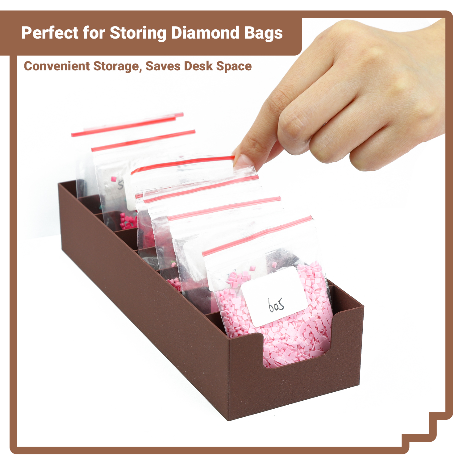 Single Row Diamond Art Ziplock - Resin Art Tools 评论和价格