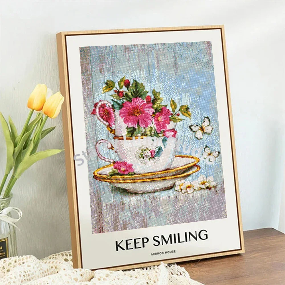 5D Diamond Painting Book Coffe - Resin Art Wall Decor 评论和价格