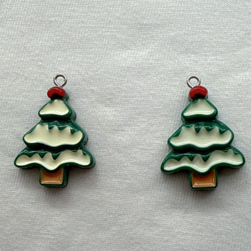 10pcs Christmas Cartoon Series - Resin Art Love 评论和价格
