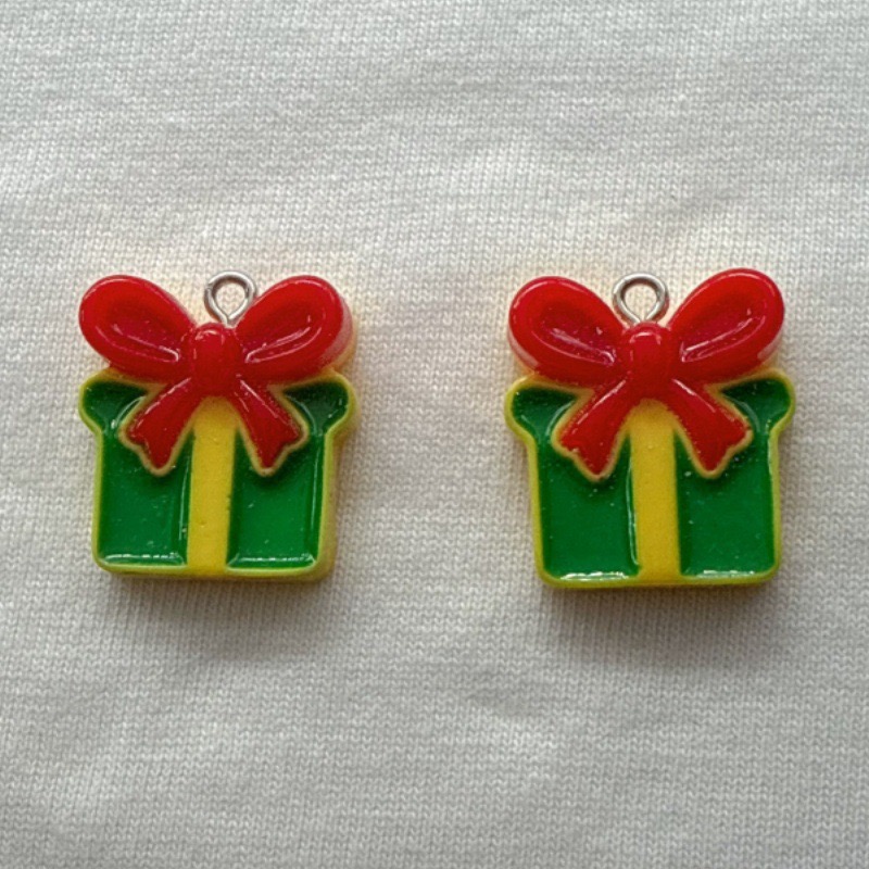 10pcs Christmas Cartoon Series - Resin Art Love 评论和价格