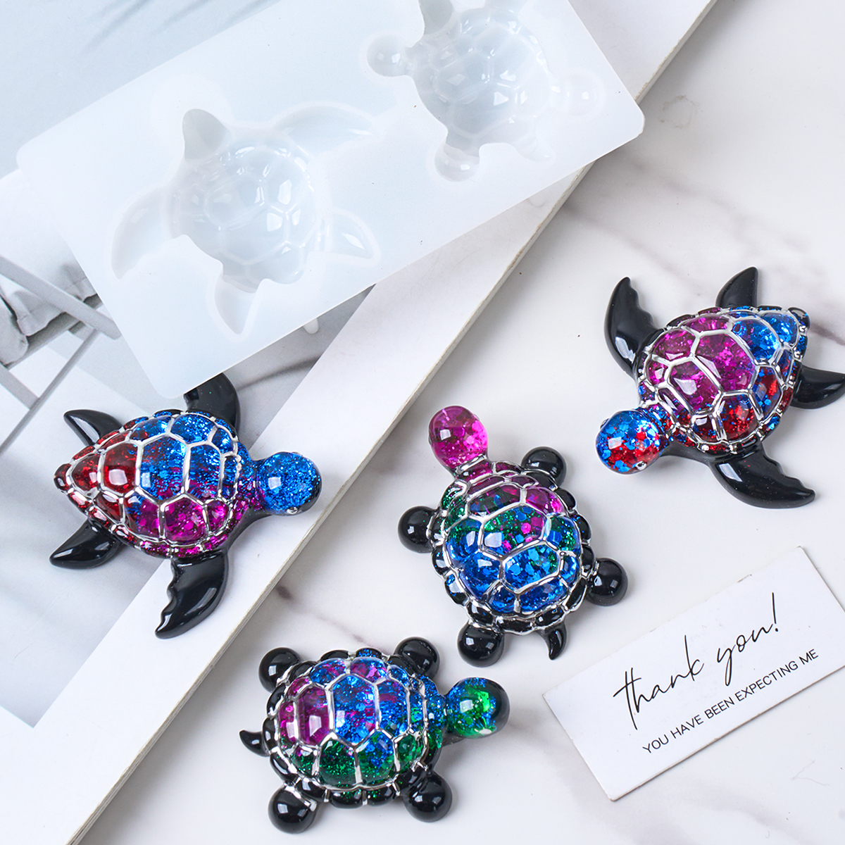 3D Sea Turtle Keychain Silicon - Silicone Mold Ocean 评论和价格