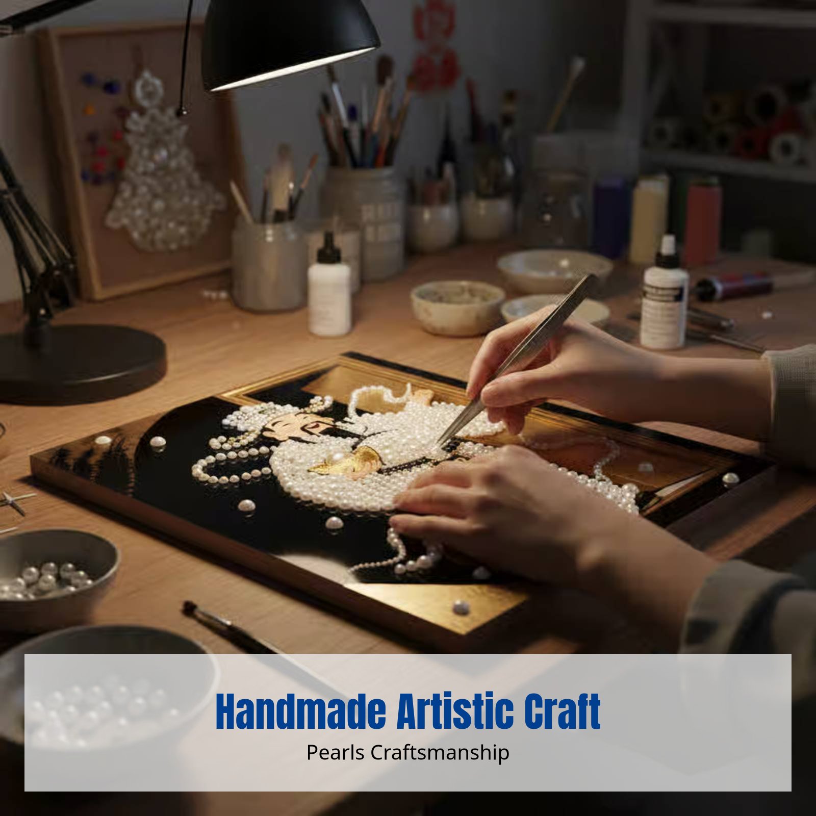 Festive Bead Painting, DIY Han - Resin Art Wedding Gift 评论和价格