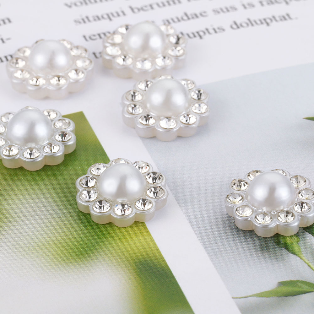 50pcs White Flat Imitation Pea - Resin Art Love 评论和价格